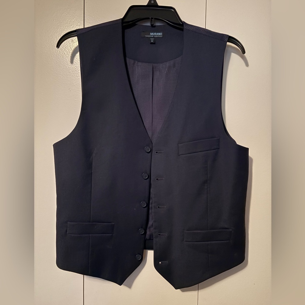 Murano Men’s Medium Wardrobe Essentials Vest - Navy
